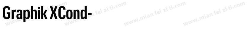 Graphik XCond字体转换